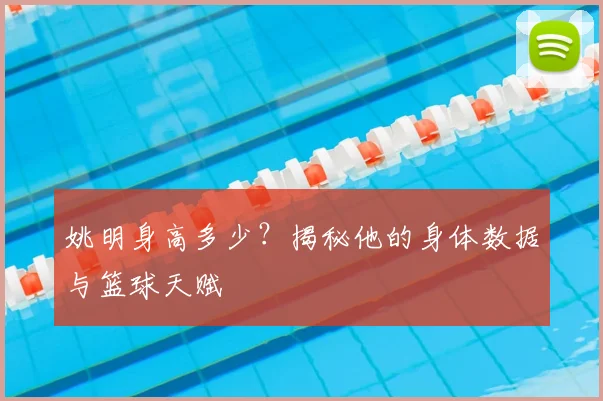 姚明身高多少？揭秘他的身体数据与篮球天赋
